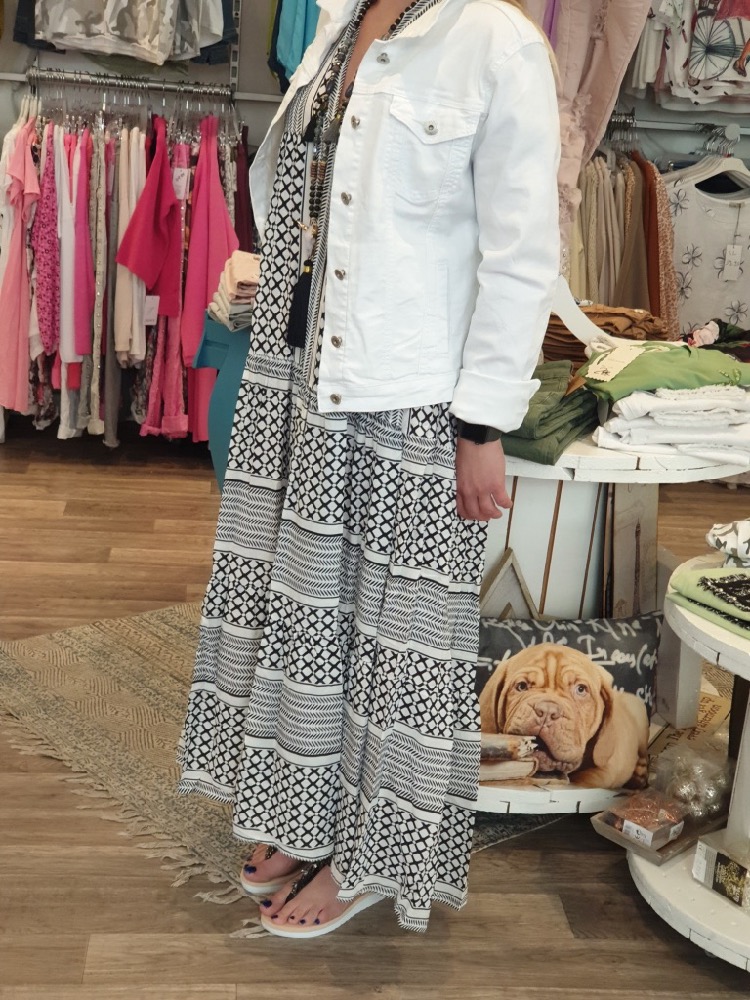Langes Viskose-Kleid im Ethno-Stil - Trendstore & Shopping ...